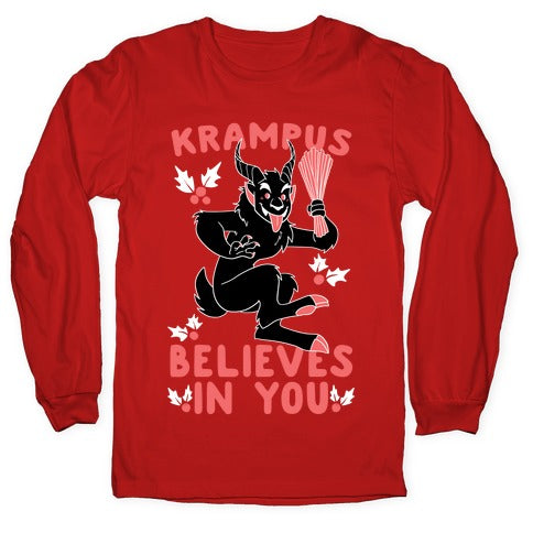 Krampus Believes in You Longsleeve Tee